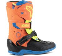 Alpinestars Kids Motocross Boots Tech 3S Orange/Blue/Yellow Size 30.5