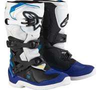 Alpinestars Tech 3S Youth/Kids Motocross Enduro Boots White/Black/Blue