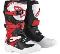 Alpinestars Tech 3S Youth Moto Motocross Off-Road MX Boots White / Black / Red