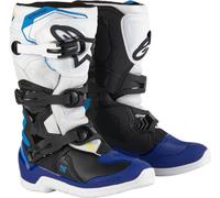 Alpinestars Tech 3S Youth Motocross Boots, white/black/blue, size 5 (38)