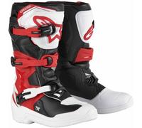 Alpinestars Tech 3S Youth Motocross Boots - White Black Bright Red