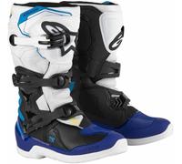 Alpinestars Tech 3S Youth Motocross Boots - White Black Enamel Blue