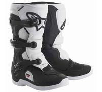 ALPINESTARS TECH 3S YOUTH MOTOCROSS MX BIKE BOOTS - BLACK / WHITE