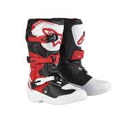 Alpinestars Tech 3S Youth - White Black Bright Red - EU 40.5