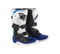 Alpinestars Tech 3S Youth - White Black Enamel Blue - EU 35.5