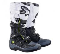 Alpinestars Tech 5 Five MX Motocross Off-road Boots (Black, Dark Grey, White)