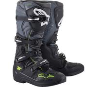 Alpinestars Tech 5 Motocross Boots, black-grey-yellow, size 38 for Men