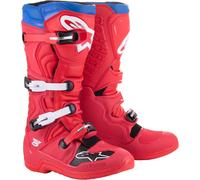 Alpinestars Tech 5 Motocross Boots, white-red-blue, size 49 50 for Men