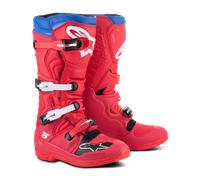 Alpinestars Tech 5 Motocross Boots, white-red-blue, size 43