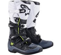 Alpinestars Men's Tech 5 Motocross Boot, Black/Dark Gray/White, 9