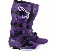 Alpinestars Tech 7 Motocross Boots, purple, size 44 45 for Men