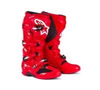 Alpinestars Tech 7 Bright Red MX Boots Motocross Off-Road Racing