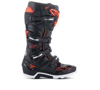 Alpinestars Tech 7 Enduro Boots Black Red Fluo, Size: 9