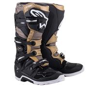 Alpinestars Tech 7 Enduro Drystar Motocross Boots Waterproof Black Grey Gold