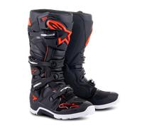 Alpinestars Tech 7 Enduro MX Boots Black/Red/Fluo42 Black,Red,Fluo
