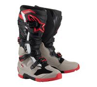 Alpinestars Tech 7 Enduro 2026 Motocross Boots, black/grey/red, size 9