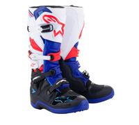 Alpinestars Tech 7 Motocross Boots Black Dark Blue Red White Adults