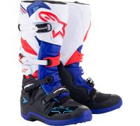 Alpinestars Tech 7 Motocross Boots, black-white-blue, size 47 for Men