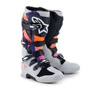 Alpinestars Tech 7 MX Boots Black/Grey/Orange/Magenta52 Black,Grey,Orange,Magenta