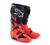 Alpinestars Tech 7 MX Boots Black/Red Fluo/Pink Fluo47 Black,Red Fluo,Pink Fluo