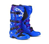 Alpinestars Tech 7 MX Boots Blue Motocross Off-Road Racing Quad