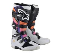 Alpinestars Tech 7 Motocross Boots Black/Light Grey/Orange Fluo/Magenta