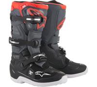 Alpinestars Tech 7S- Black Dark Gray Red Fluo - US 2