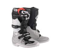 Alpinestars Tech 7S- Black Silver White Gold - US 8