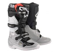 Alpinestars Tech 7S Boots in Black Silver White Gold UK7 US8 EU42 Off Road Boots