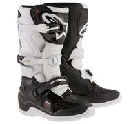 Alpinestars Tech 7S Youth MX Boots Black White Motocross Off-Road Quad