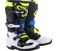 Alpinestars Tech 7S Youth/Kids Motocross Enduro Boots Black/Blue/White/Yellow