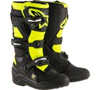 Alpinestars Tech 7S Youth Motocross Boots, black-yellow, size 34