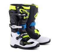 Alpinestars Tech 7S Youth MX Boots Black/Enamel Blue/Yellow42 Black,Enamel Blue,Yellow