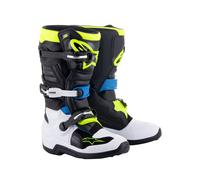 Alpinestars Tech 7S Youth MX Boots Enamel Blue Yellow Fluo Motocross Off-Road