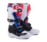 Alpinestars (MX) Boots - Youth - Tech 7S (Black/White/Rainbow)