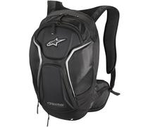 Alpinestars Tech Aero 16-26L Expandable Backpack Rucksack Motorbike Black White