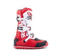 Alpinestars Tech-T Motorcycle Boots, white-red, size 43 for Men