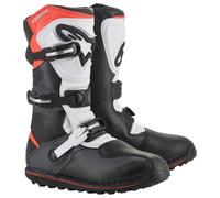 Alpinestars Tech-T Motorcycle Boots, black-white-red, size 45 46 for Men