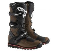Alpinestars Tech-T Trials Boots Brown Oiled