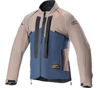 Alpinestars Techdura Falcon Motorcycle Jacket - Brown/Navy Blue 37045248007