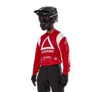Alpinestars Techdura Motocross Jersey, red, size S