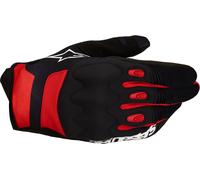 Alpinestars Techdura Motocross Gloves, black/neon red, size S