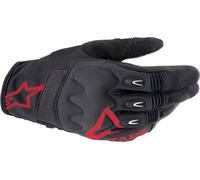Alpinestars Techdura Motocross Gloves, black-red, size L