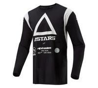 Alpinestars Techdura Motorcycle Jersey Black White
