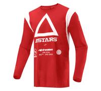 Alpinestars Techdura Motorcycle Jersey Red White