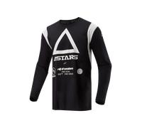 Alpinestars Techdura Motocross Jersey, black, size L for Men