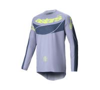 Alpinestars Techstar Dreem Motocross Jersey, grey-yellow, size S for Men