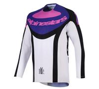 Alpinestars Techstar Knif Jersey - Black / Light Grey / Purple