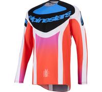 Alpinestars Techstar KNIF Motocross Jersey, grey-orange, size XL for Men