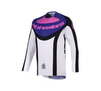Alpinestars Techstar Knif MX Jersey Black/Grey/PurpleXXL Black,Grey,Purple